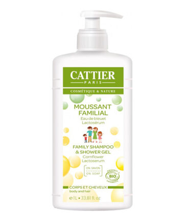 Cattier Moussant familial Sans savon Pamplemousse 1L
