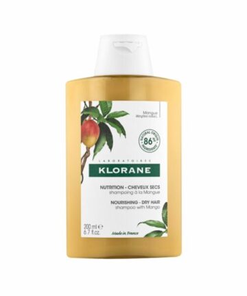 Klorane – Shampoing Nutrition à la Mangue – Cheveux secs 200 ml