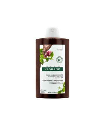 Klorane – Shampoing fortifiant à la Quinine & Edelweiss BIO – Chute de cheveux, cheveux fatigués 400 ml