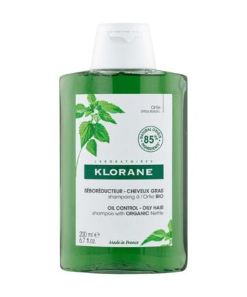 Klorane – Shampoing Séboréducteur à l’Ortie BIO – Cheveux gras 200 ml