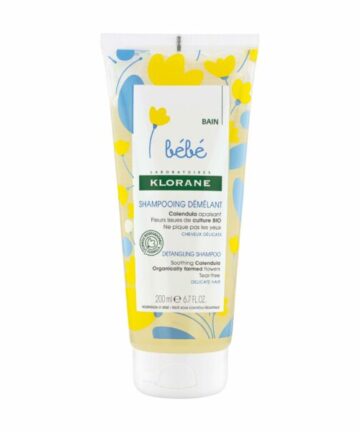Klorane – Shampoing démêlant au Calendula apaisant – Bébé – Cheveux délicats 200 ml