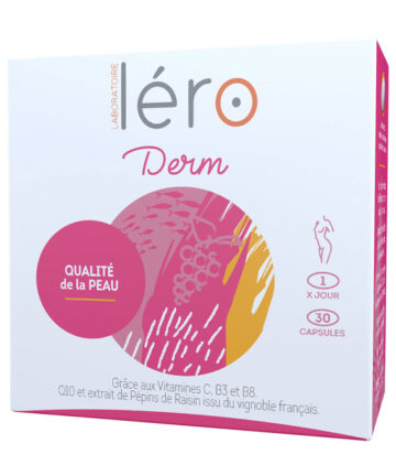 Léro Derm Complément Alimentaire pour La Peau – 30 Capsules