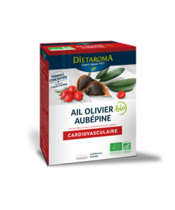 Dietaroma Ail olivier Aubepine 60gelules