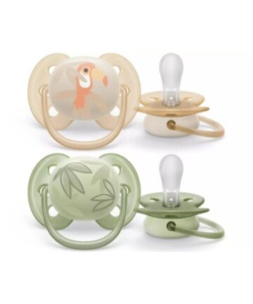 Avent 2 Sucette Ultra Soft 0-6m Boy Scf091/07