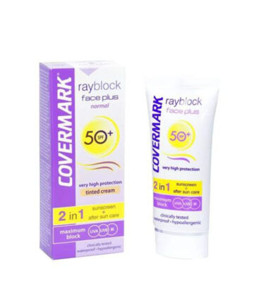 Covermark rayblock face plus Teinte oily acneic spf50+ 50ml