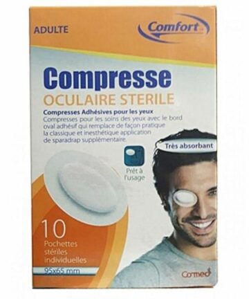 Comfort Compresse Oculaire Adulte 10 Pièces