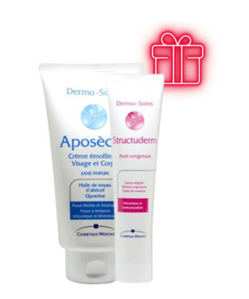 AposecheCrème Emolliente 250 ml + Structuderm Creme Anti Vergerture Offerte
