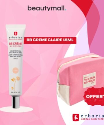 ERBORIAN – BB Creme Claire 15ml = Trousse Offerte