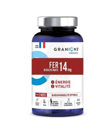 GRANIONS Fer Bisglycinate 14mg B60 Gelules