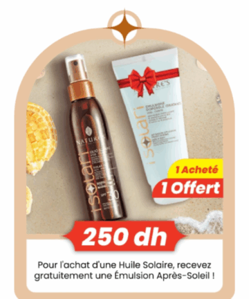 Isolari Huile de Solaire 150ml + Emulsion Solaire 200ml Pack