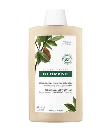 Klorane – Shampoing Réparation au Cupuaçu BIO – Cheveux très secs 400 ml
