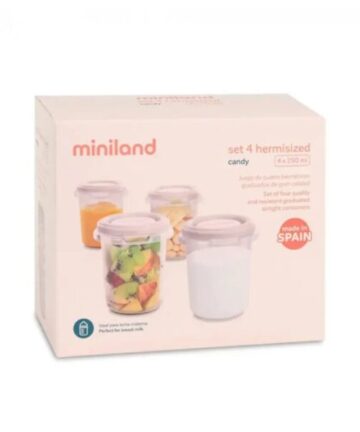 Miniland Set De Conservation 4 Pieces Candy