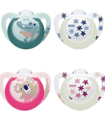 NUK Deux Sucette Star Night & Day 6-18m