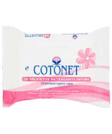 Cotonet Lingettes Intimes 20 Salviettes
