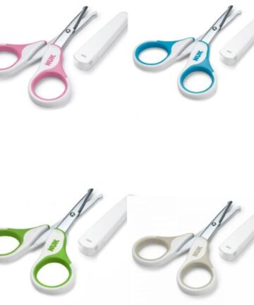 NUK Ciseaux Bouts Ronds Avec Etui