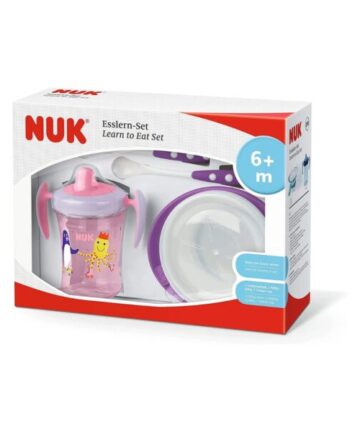 NUK Set Repas Rose/Violet 6+