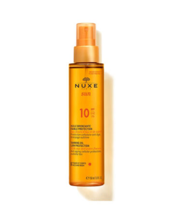 Nuxe Sun Huile solaire Bronzage Spf10 150ml