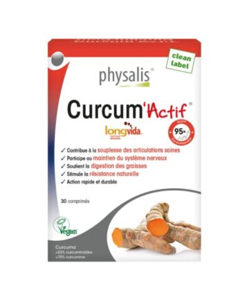 Physalis Curcuma Actif 30 Comprimes
