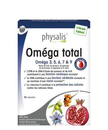Physalis Omega total 3.5.6.7 & 9 30 Capsules