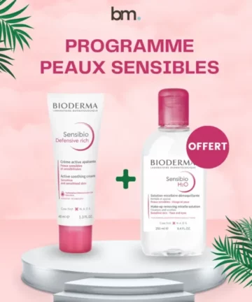 Bioderma Sensibio Duo Coffret Defensive Riche 40ml+H2O 250ml OFFERT