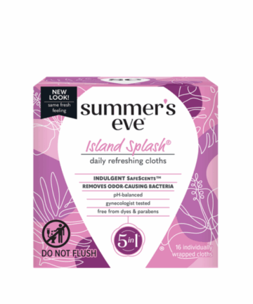 Summer’s Eve Island Splash Cleansing 16 Cloths