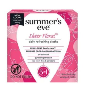 Summer’s Eve Sheer Floral Cleansing Cloths 16 Unités