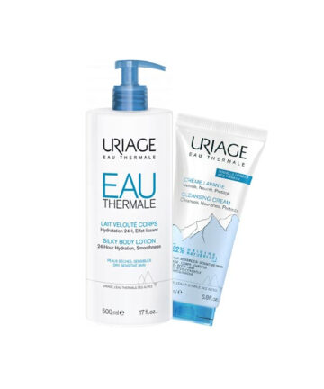 Uriage Eau Thermale Lait veloute 500ml+ Creme lavante 200ml Pack