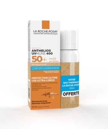 La Roche Posay ANTHELIOS UVMUNE 400 CRÈME SOLAIRE SPF50+ = Eau Thermale 50ml Offerte