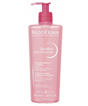 Bioderma – Sensibio Gel Moussant Nettoyant Douceur – 500 ml