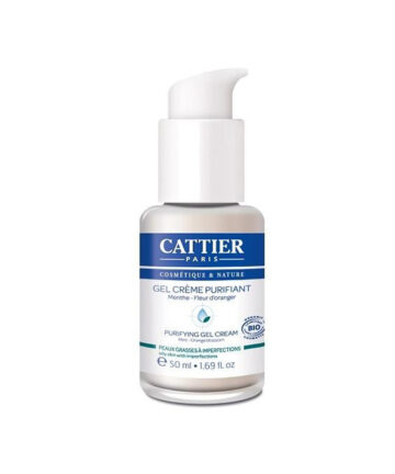 Cattier Peau Grasse à Imperfections gel creme Purifiant Menthe 50ml