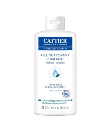 Cattier Peau Grasse à Imperfections Gel Nettoyant Purifiant Menthe 200ml