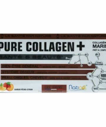 ERIC FAVRE PURE COLLAGEN + 10*15ML PECHE ET CITRON