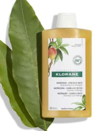 Klorane Shampoing Traitant Nutritif au Beurre de Mangue – 400 ml