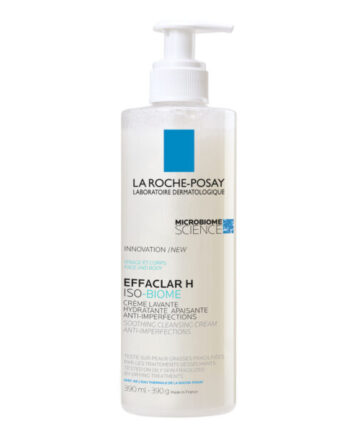 La-Roche-Posay EFFACLAR H ISO-BIOME Crème Nettoyante | Peau sèche à tendance acnéique | 390ml