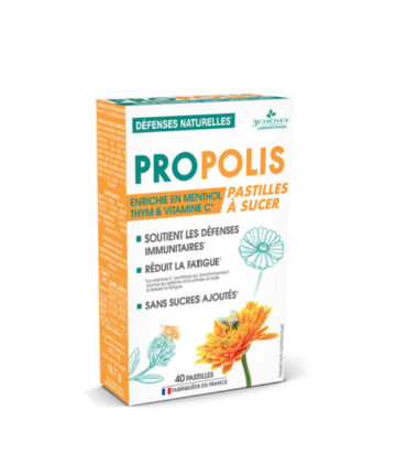 3Chenes Propolis Pastilles a sucer Boite de 40 Pastilles