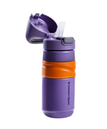 Tommee Tippee Gourde Anti-Fuite avec Paille 500ml – Mauve