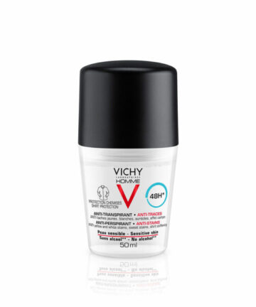 Vichy Homme Déodorant Bille Anti-Traces 48H Protection Chemises Peau Sensible | 50ml