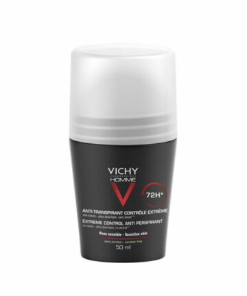 Vichy Homme Déodorant Bille Anti-Transpirant 72H Peau Sensible | 50ml