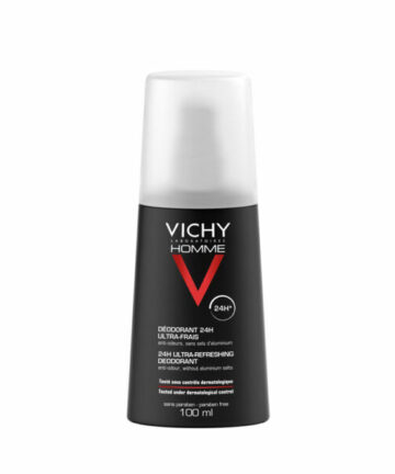 Vichy Homme Déodorant Vaporisateur Ultra-Frais 24H Peau Sensible | 100ml