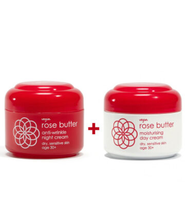 ZIAJA Rose Butter Pack Creme de Nuit 50ml + Creme Jour 50ml OFFERT
