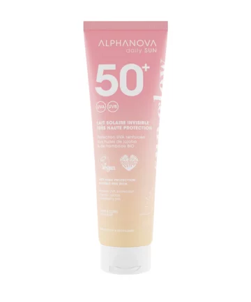 ALPHANOVA Lait solaire invisible très haute protection SPF 50+