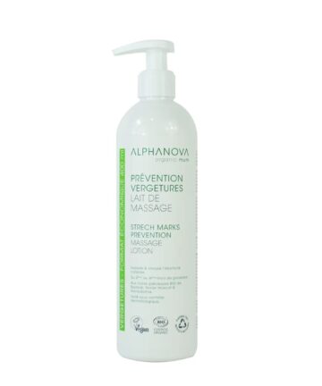 Lait de massage prévention vergetures | Alphanova organic mum